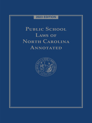 cover image of Public School Laws of North Carolina